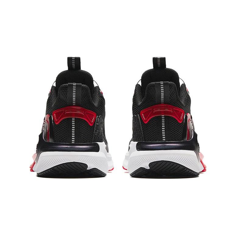 Anta Comfortable Versatile Lightweight Anti-Kick Low-Top Kids Running Shoes Kids sneaker Black Red 312415531-2