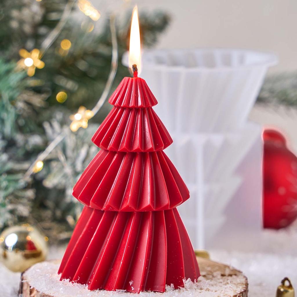 3D Weihnachtsbaum Silikon Kerzenform DIY Kiefer Handwerk Geschenke machen Aromatherapie Seife Gips Harzformen Zuhause Weihnachten Party Deko Zubehör