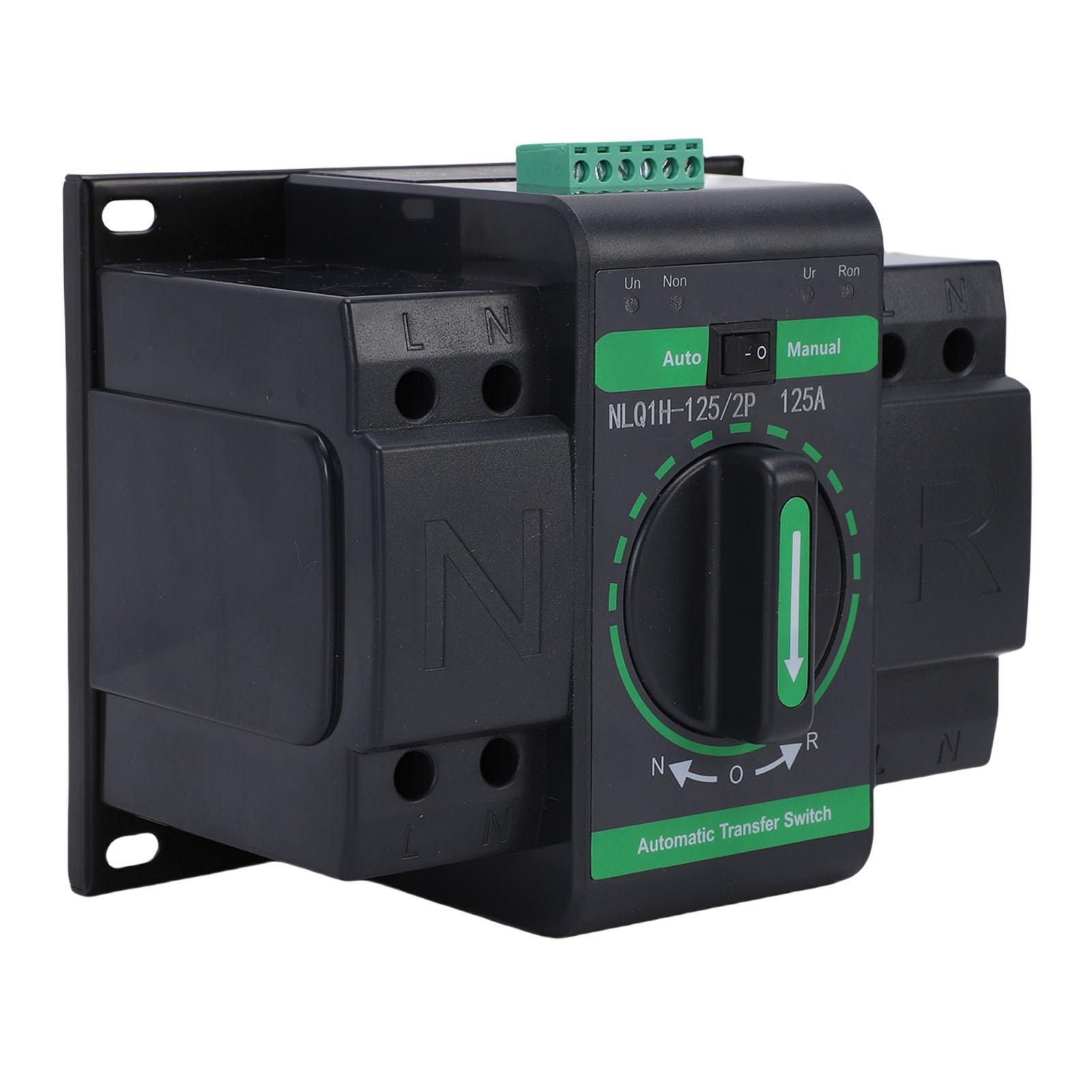 

2P AC230V 125A Dual Power Automatic Transfer PC Isolation Type ATS Isolation Type Two Input, One Output Includes ing Modes