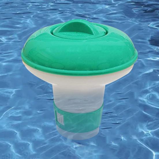 Praktischer Spender für Pool-Tabletten. Effizientes, wiederverwendbares Reinigungswerkzeug.