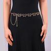 Versatile Butterfly Flower Metal Waist Chain for Women