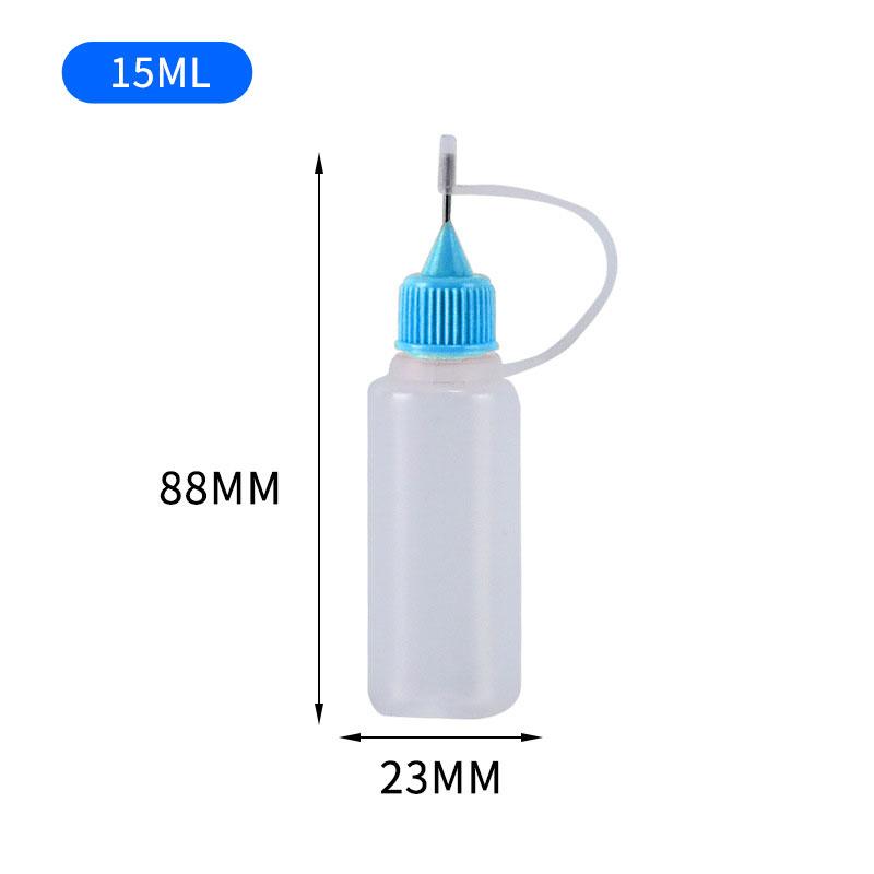 Bottles For Bottling Tattoo Pigments Oil Injection Soft Fat Filling Glue Bottles Plastic Squeezable Tip Applicator Bottle