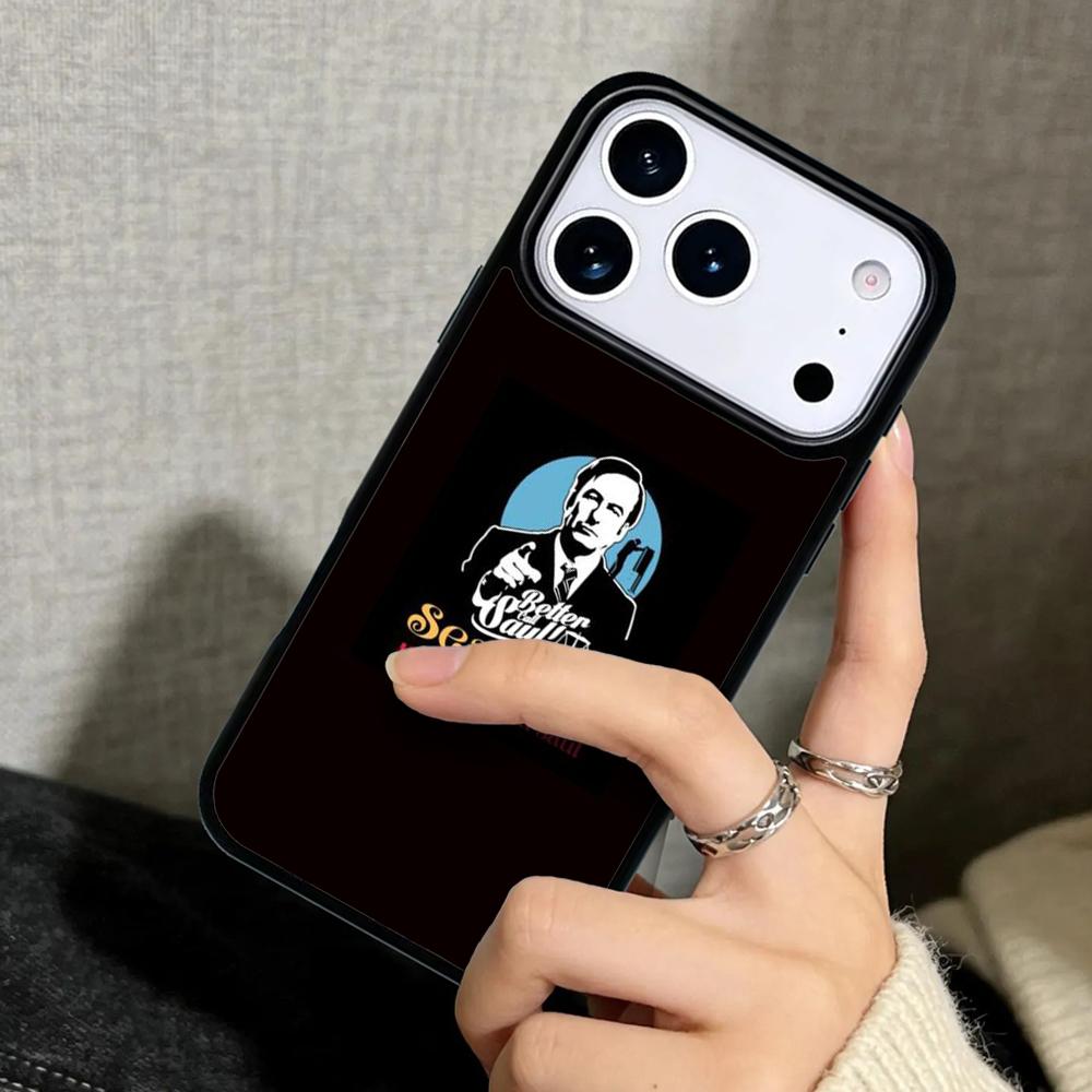 Capa Case for iPhone 17 Air 16 Pro Max 15 Plus 11 13 Mini 14 12 Back Phone Cover Stylish Better Call Saul