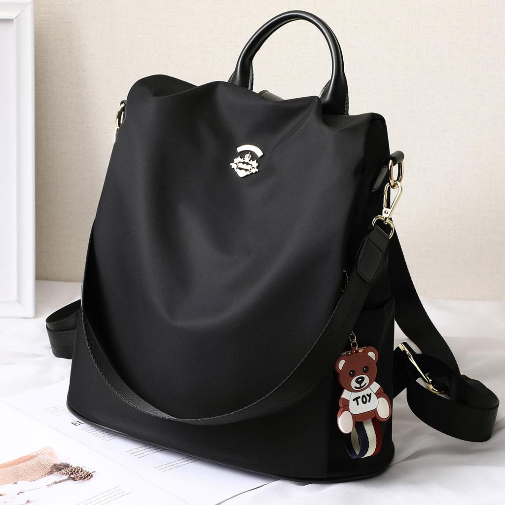 New Year Fashion Backpack Oxford Cloth Bag Large Capacity Schoolbag Women's Bag Trendy