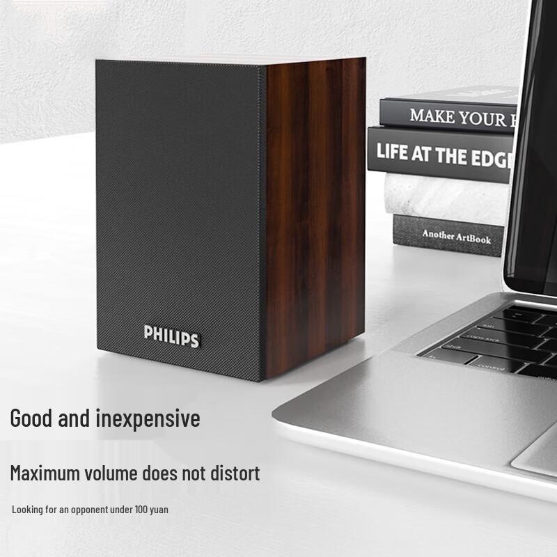Philips SPA20 Wooden Desktop Bluetooth Computer Speaker