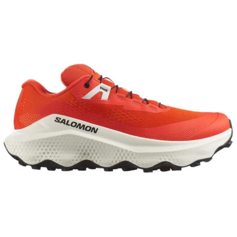SALOMON Ultra Glide 3 Slip Resistant Abrasion Resistant Low Top Running Shoes Men's Orange Sneakers L47755900