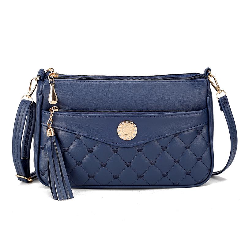 

Summer Tassel Crossbody Bag - Mom Style Women s Small & Medium Shoulder Bag темно-синий