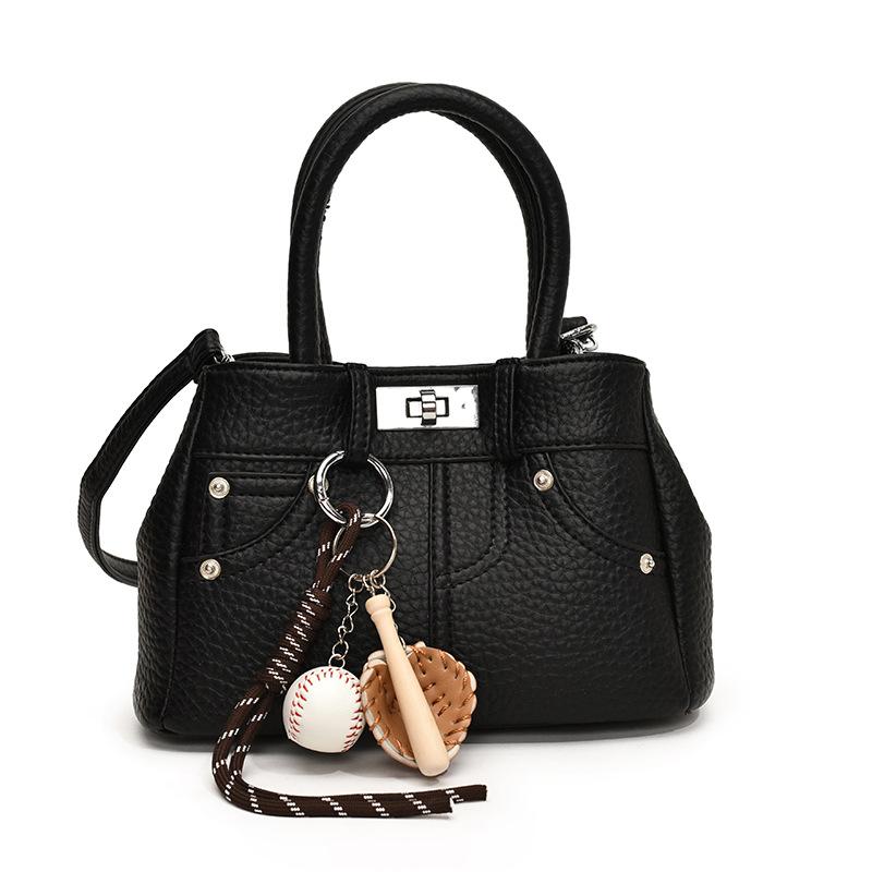 

Модная сумка через плечо, повседневная универсальная женская сумка no pendant чёрный