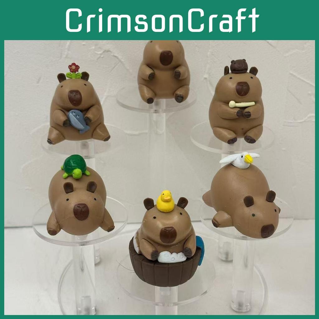Figure Action Capybara Cartoon Model Toy Decoration Doll Children Ornament Gifts