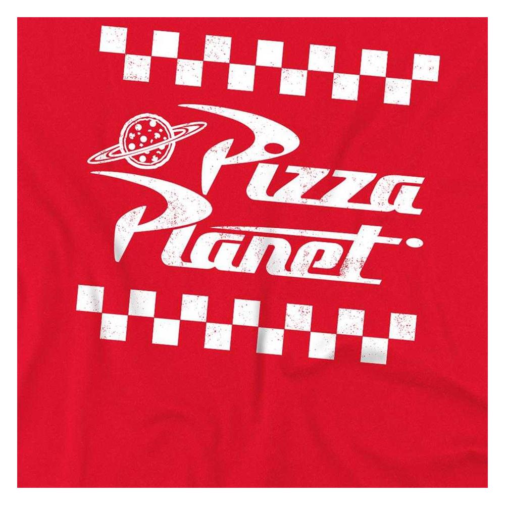 Toy Story Unisex Adult Pizza Planet Takeaway Logo T-Shirt