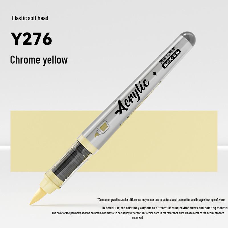 Jinzhi Liquid Acrylic Marker Pen - Soft Tip, Opaque, Large Capacity, Stackable Colors