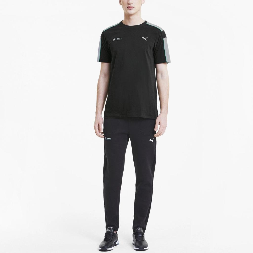 Puma Round Neck Short Sleeve Logo T-Shirt Men tops 598040-01