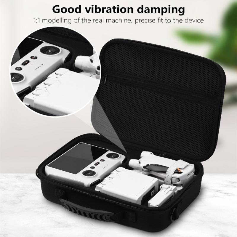 Portable Travel Case for 4 Body Remote Controller Storage Bag With Shoulder Straps