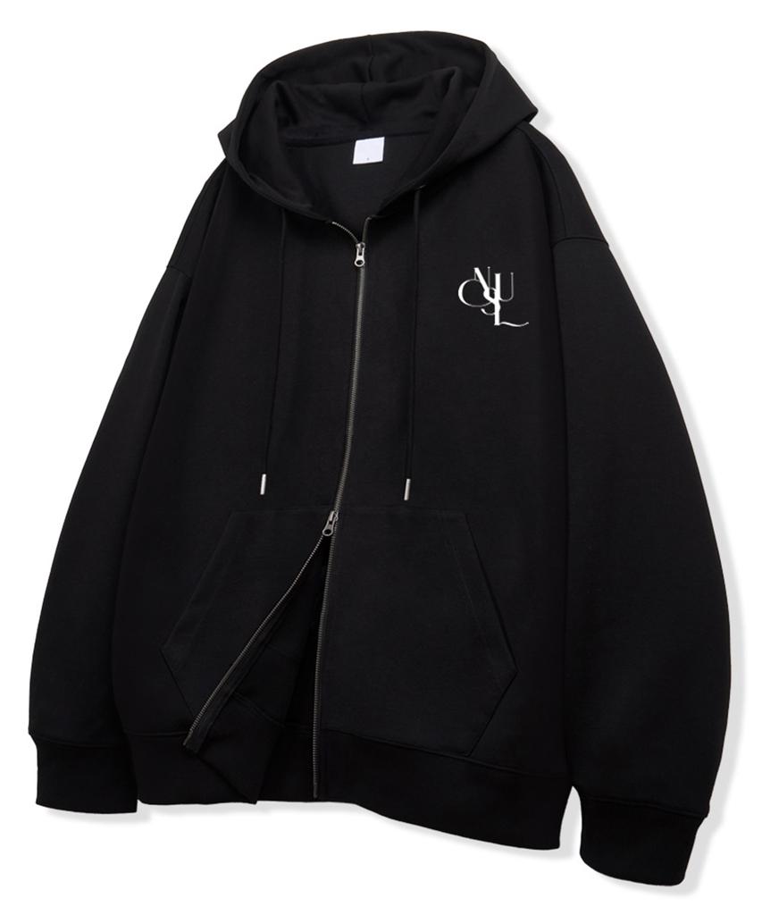Notusual N Small Logo 2-Way Zip-Up Hoodie 2 Colors