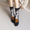 5 Paar Cartoon Lustige Froschsocken Druck Zehe Kuh lustig Kurze Socken Hühnerpfoten Socken Cosplay Requisiten