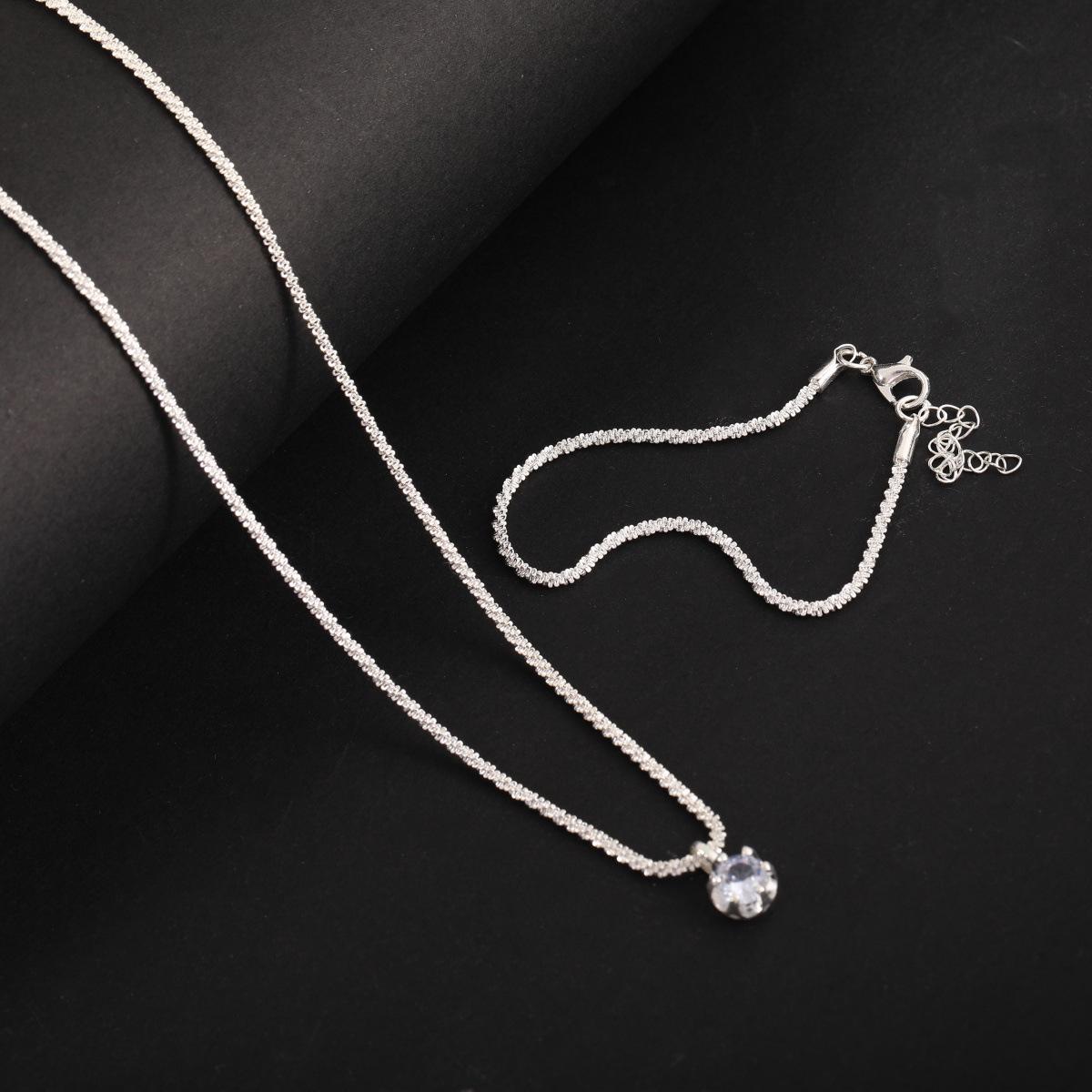 

2023 Trendy Starry Sky Sterling Silver Choker Necklace