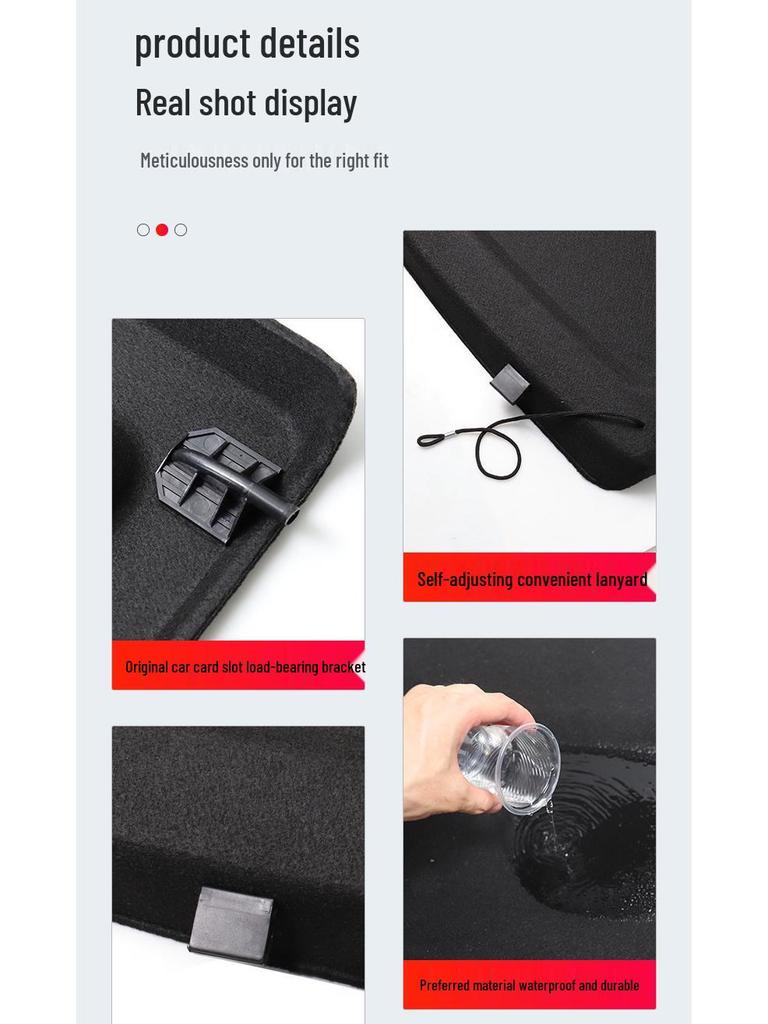 Roewe RX3 RX3pro Trunk Shade and Storage Partition