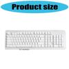 XDA Height 104 Key White Keycaps Durability PBT Keycap For Customizing Mechanical Keyboards At Home Or Work