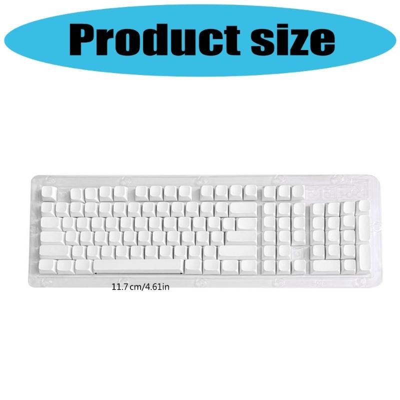 XDA Height 104 Key White Keycaps Durability PBT Keycap For Customizing Mechanical Keyboards At Home Or Work