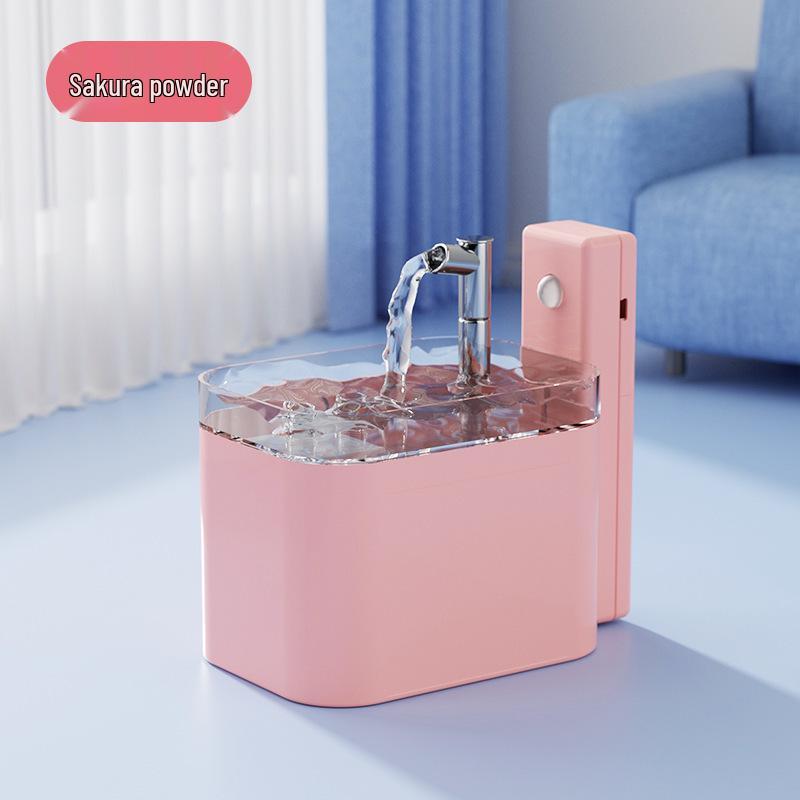 Smart Cat Water Fountain with Automatic Filtration and Large Capacity