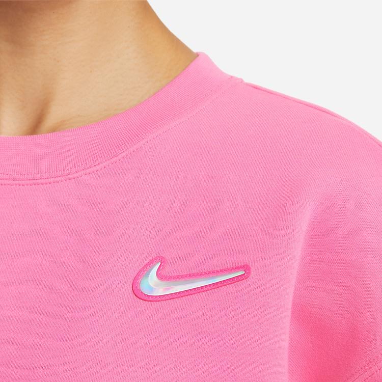 Nike Dragon Pattern Casual Loose Fit Crewneck Pullover Sweatshirt for Women