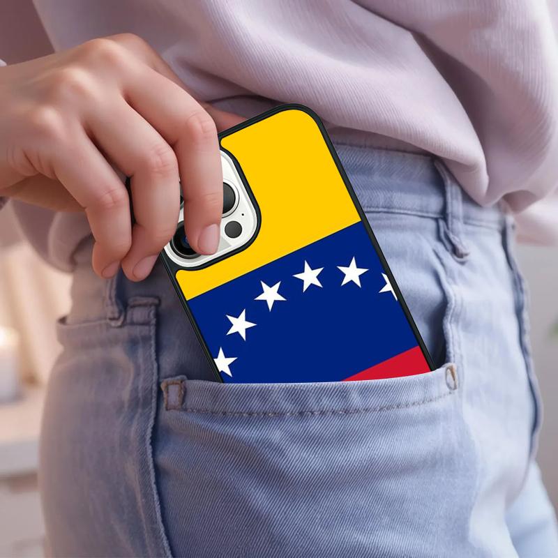 Flag of Venezuela Phone Case For iPhone 17 Air 15 16e 14 13 Pro Max Coque 12 11 Pro Max PLUS Cover