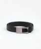 Windeo Frame Buckle Leather Belt - Black