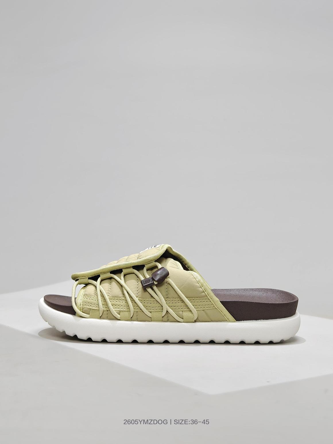 Nike drawstring welted cloud-soled children s flip-flops 36