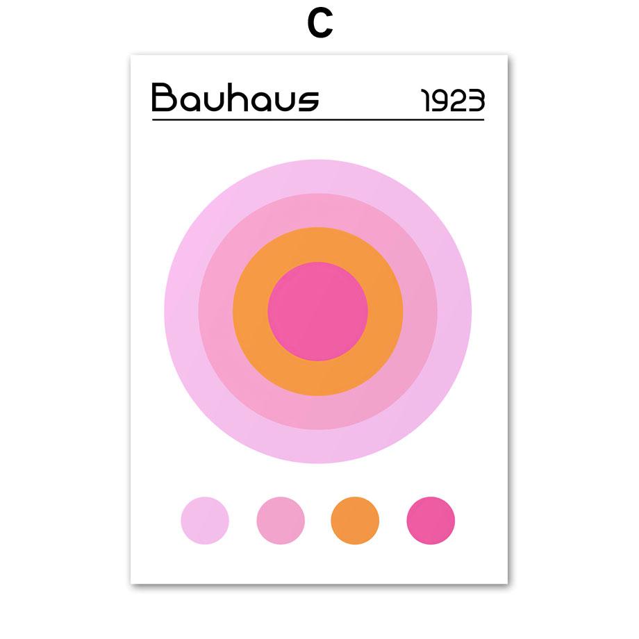 Pink Orange Matisse Flower Market Bauhaus Geometry Wall Art Canvas Painting Posters And Prints Pictures For Living Room Decor