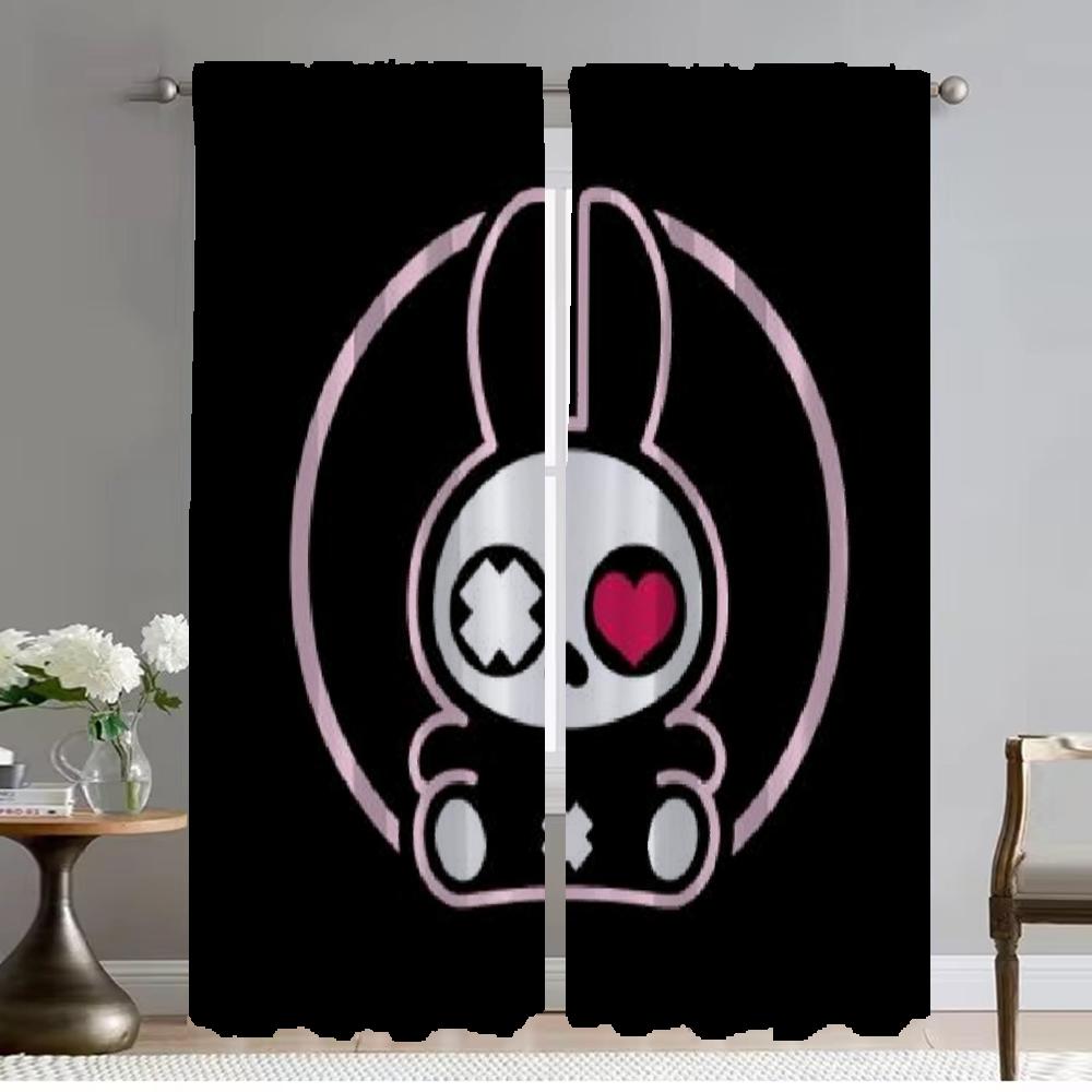 

Кухонные шторы для гостиной, занавески Hi Black Eye, перегородка для Хэллоуина, занавески для интерьера дома, 2 шт., оттенки W50xH70cmx2pcs-CL