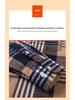Men's Cotton Plaid Long-Sleeve Shirt - Fashionable, Casual, Versatile with Pockets