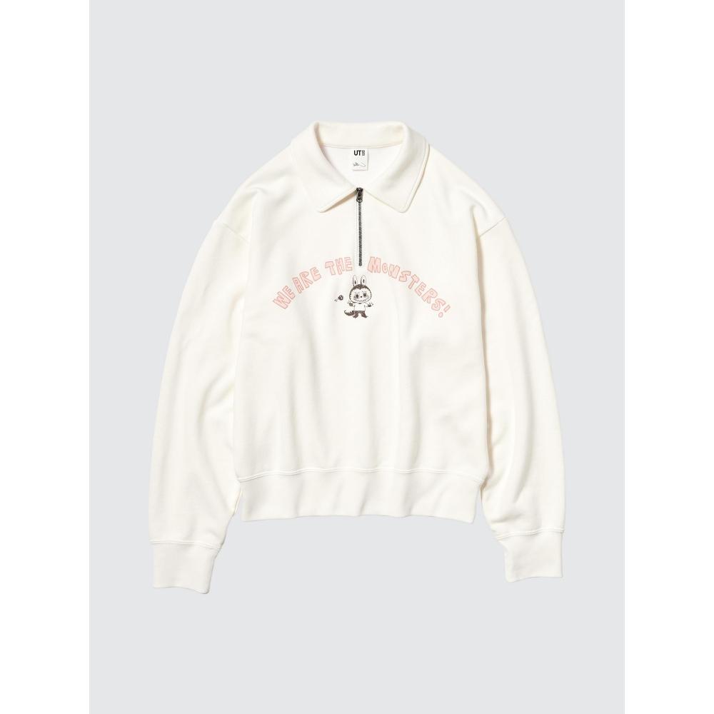 Uniqlo Pop MArt HAlf Zip SweAtshirt A