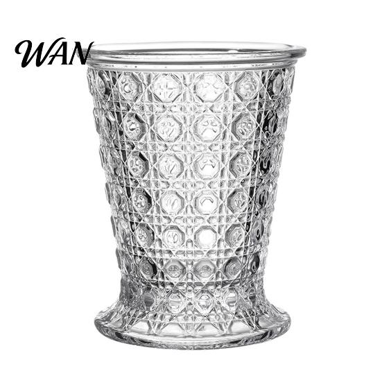 Julep Cup Hand-Rolled Rim Glass with Thickened Wall 310ml Cocktail for Wine Mojito Whiskey Juice & Beer Classic Tumbler Home Bar C