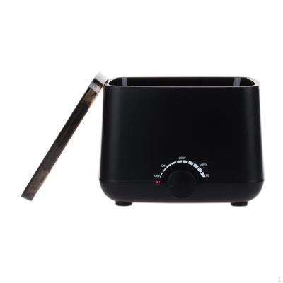Electric Wax Heater Melting Pot Not Stick Warmer for Hard and Soft Black