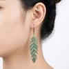 Vintage Hong Kong Style Boho Earrings Retro Metal Ethnic Earrings Dangle Earrings  Daily Jewelry