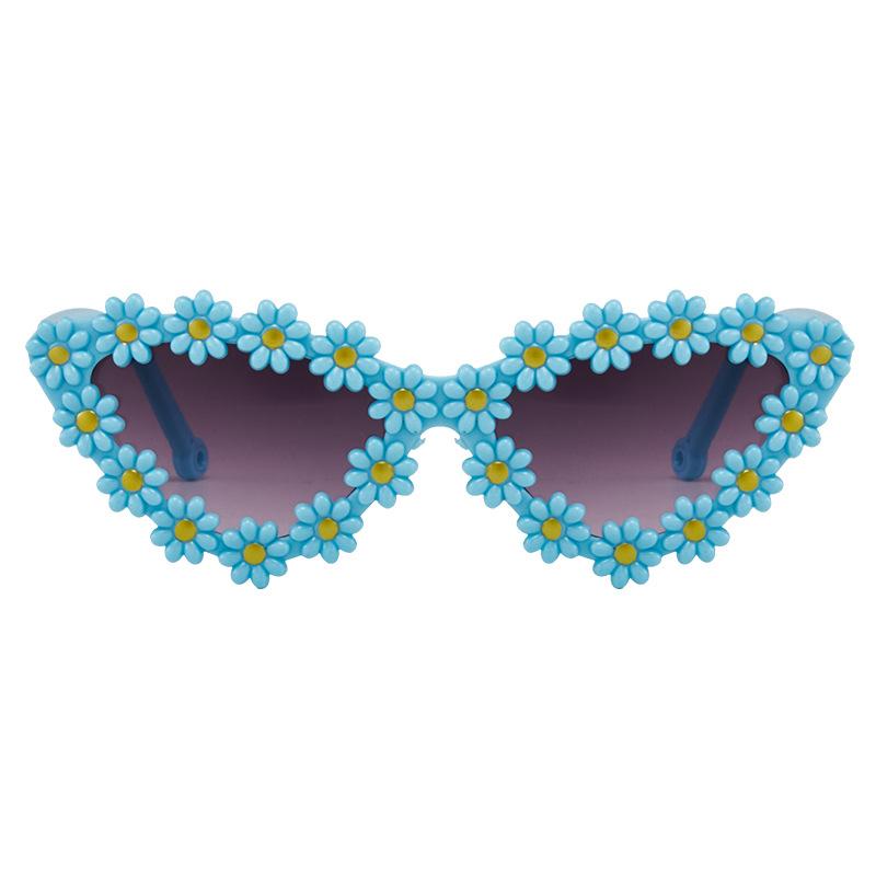 Neue Cat-Eye-Blütenblattbrille Kinder-Sonnenbrille Herren- und Damen-Gleiche Sonnenbrille Modetrend Ins-Brille