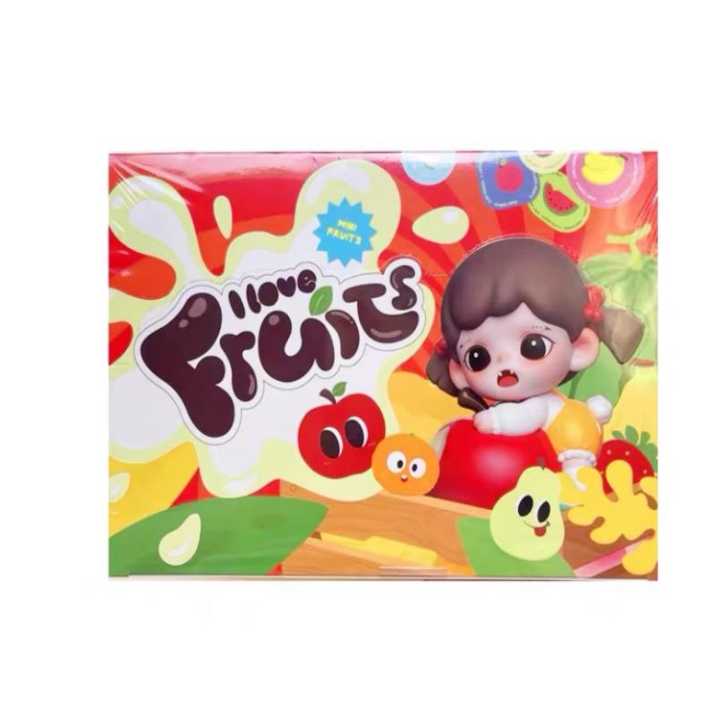 Zoraa I Love To Eat Fruit Series Blind Box Cute Toy Figure Desktop Ornament Gift for Girls Birthday