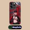 Holo Mori Calliope Glass MagSafe Mobile Phone Case for iPhone 17 16 15 14 13 12 11 Air Pro Max Plus Mini Colorful Cover