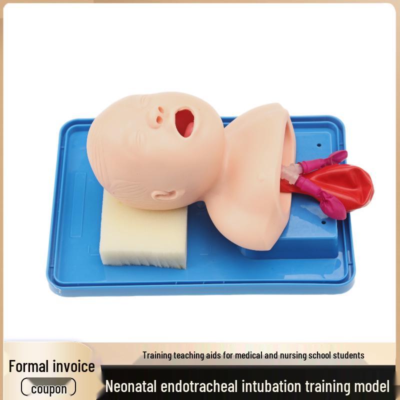 Pediatric Neonate Tracheal Intubation Training Manikin 26x17.5x15 cm
