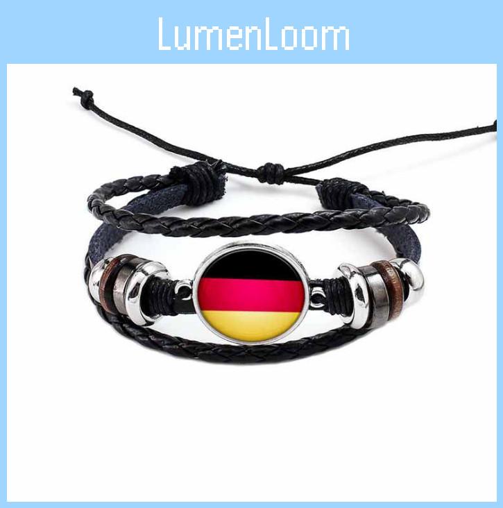 National Creative Manwomen Flag Exquisite Bracelet National Bracelet Flag