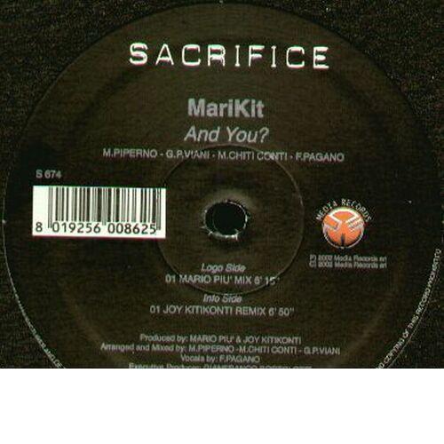 

12inch Record MARIKIT - And You S674 Sacrifice 2002 Italy Dance & Electronica Used