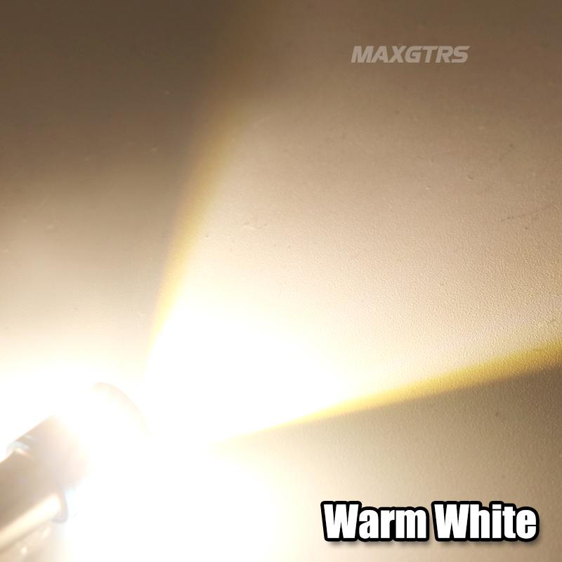 MAXGTRS 2x Car Auto BA9S Bax9s BAY9S Led T4W Wedge W5W 3030 Chip Interior Bulb T2W T3W H5W Parking DRL License Plate Light