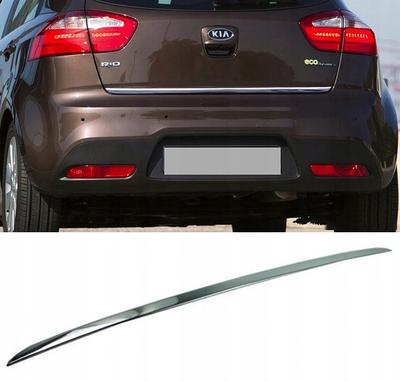 KIA RIO III HB - Chrome Trunk Trim - Tailgate Accent - Premium Car Rear Detail - Shine Enhancer Tuning On KLAPE