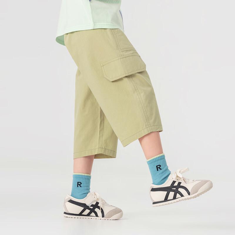 Boys' Cotton Breathable Cargo Capri Shorts