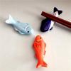 Style Cute Fish Shaped Ceramic Tableware Rack Chopstick Rest Dinnerware Stand Chopsticks Holder
