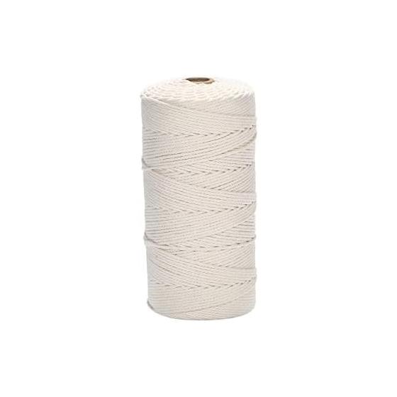 Macrame String Rope 2mm Cotton Cord Gany Beige (200m)