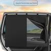 Magnetic Double Layer Mesh Car Window Sun Shade Curtain