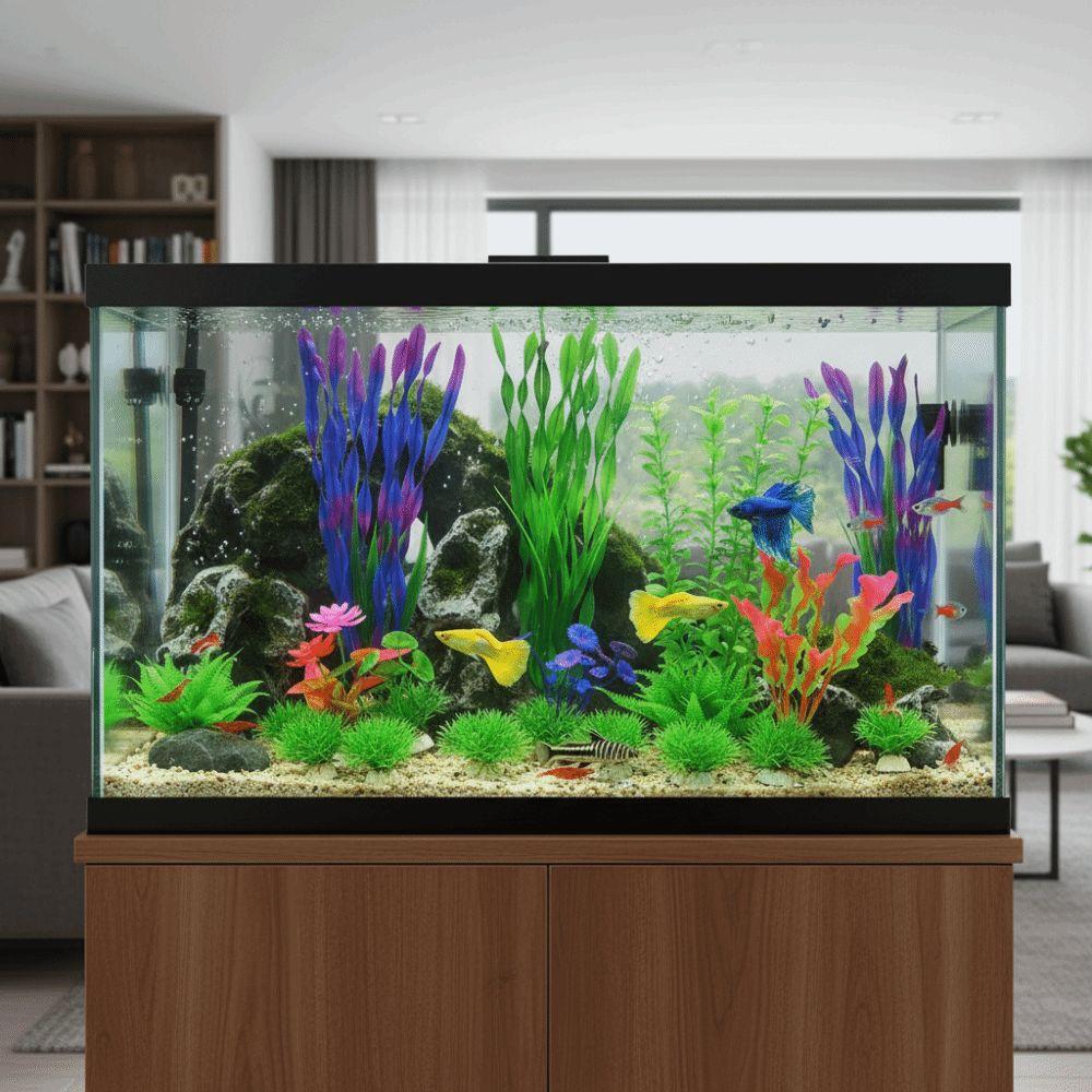 Plastic Simulation Aquatic Plant Natural Look Green Water Grass Underwater Plants  Goldfish Tanks