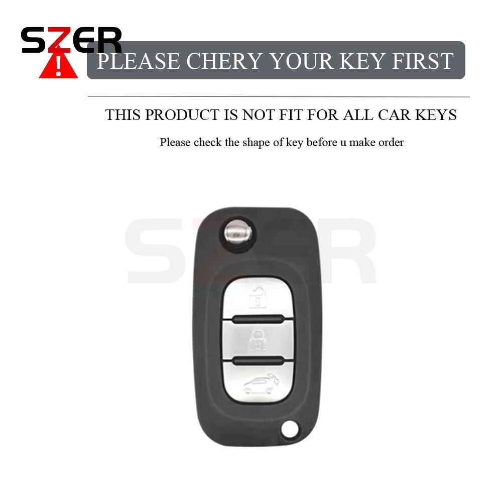 New Tpu Flip Car Key Case Fob Cover For Renault For Lada Sedan Largus Kalina Granta Vesta X-Ray Xray Protect Shell Accessories