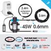 Gardening 45W Pump 0.6mm Atomization Watering Cooling System Kit Intelligent Automatic Timer Controller Quick Connection Nozzle